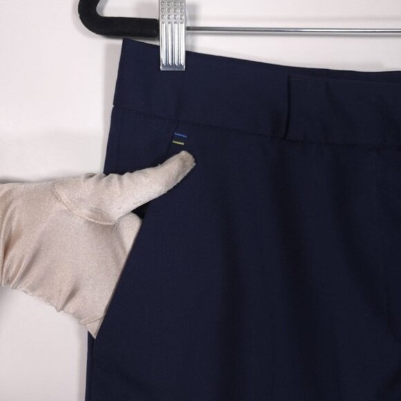 NWOT Alaska Airlines Luly Yang WOOL Blend Navy Trouser Pants 300001 Size 08 RG - Picture 9 of 13